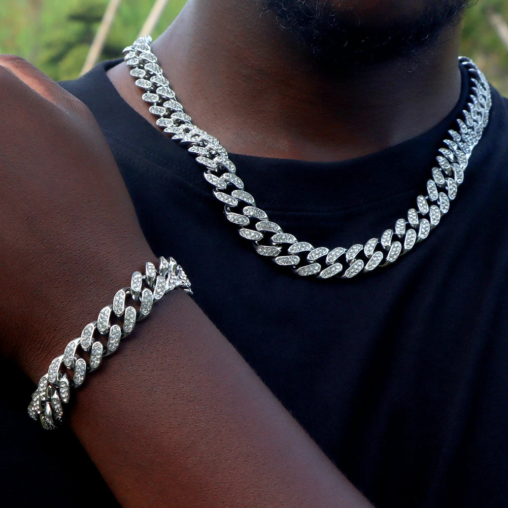 12mm Iced Cuban Link Bundle