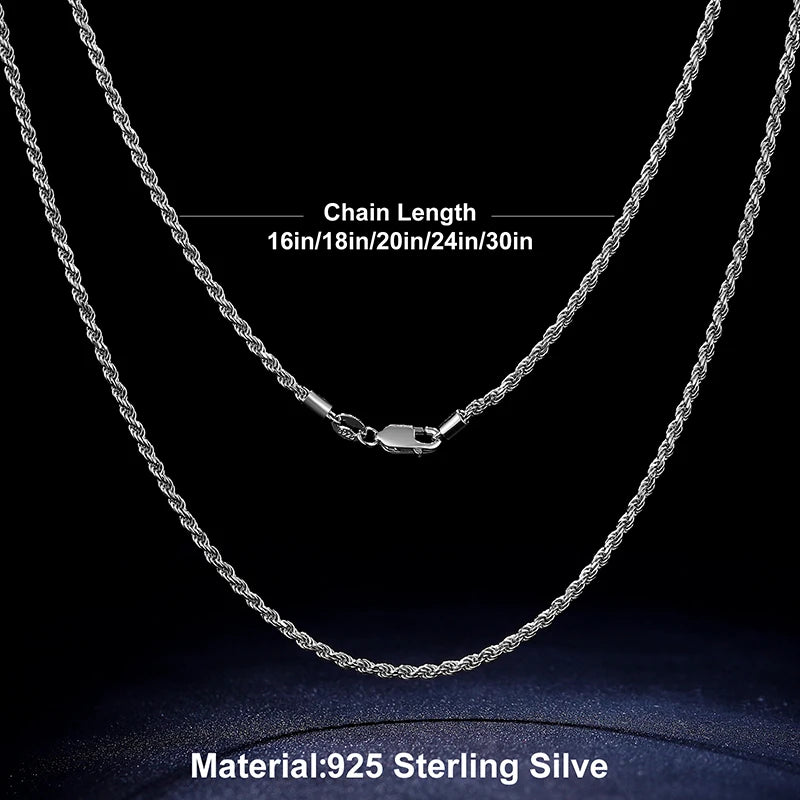 2.5mm Iced Out Necklace