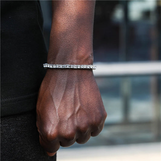 4MM Men's Iced Out Bracelet