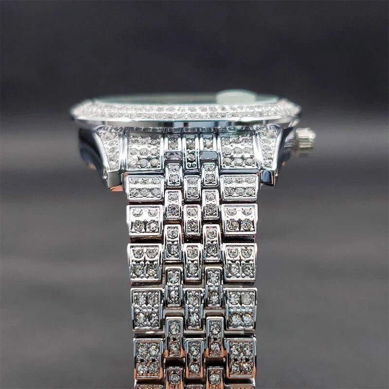 Miami Ice Nove Arabic Iced Out Watch
