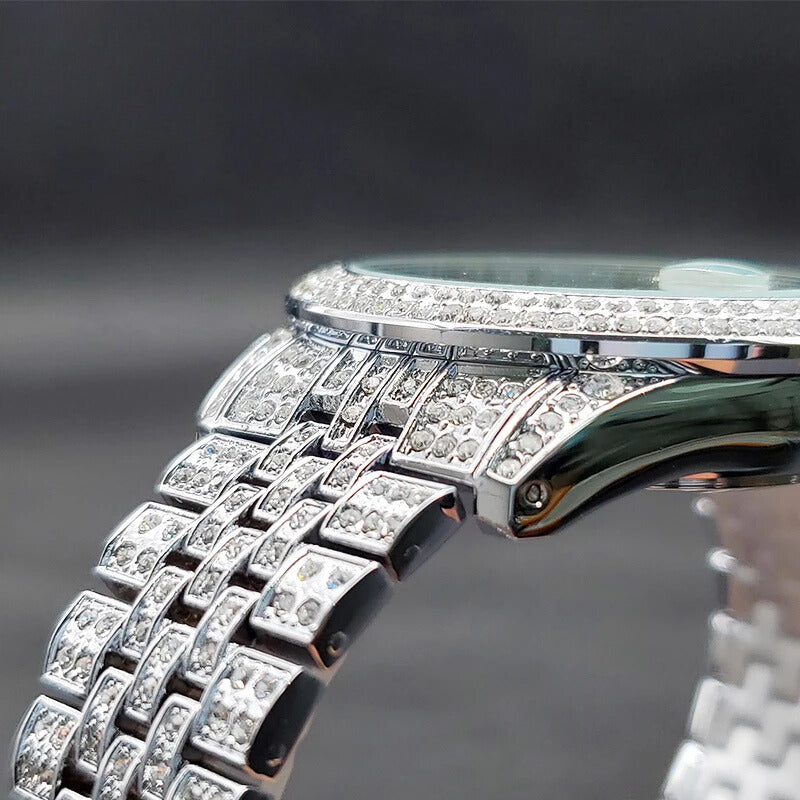 Miami Ice Nove Arabic Iced Out Watch