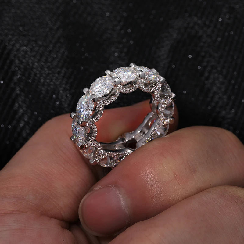 Luxury Sterling Silver 925 Cuban Ring for Men