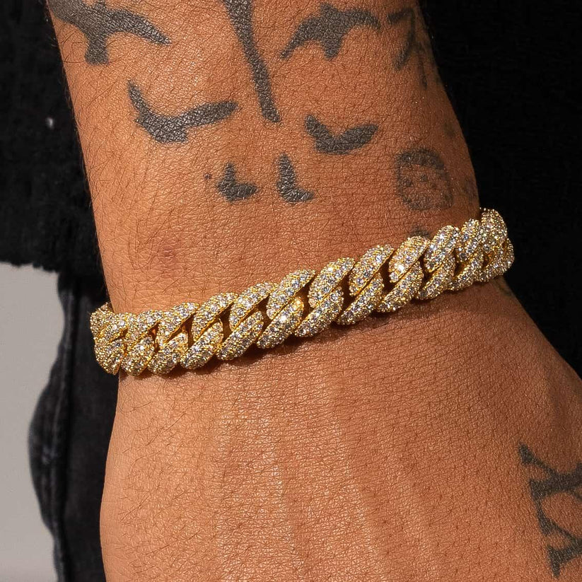 Miami Ice 9mm Iced Cuban Link Bracelet