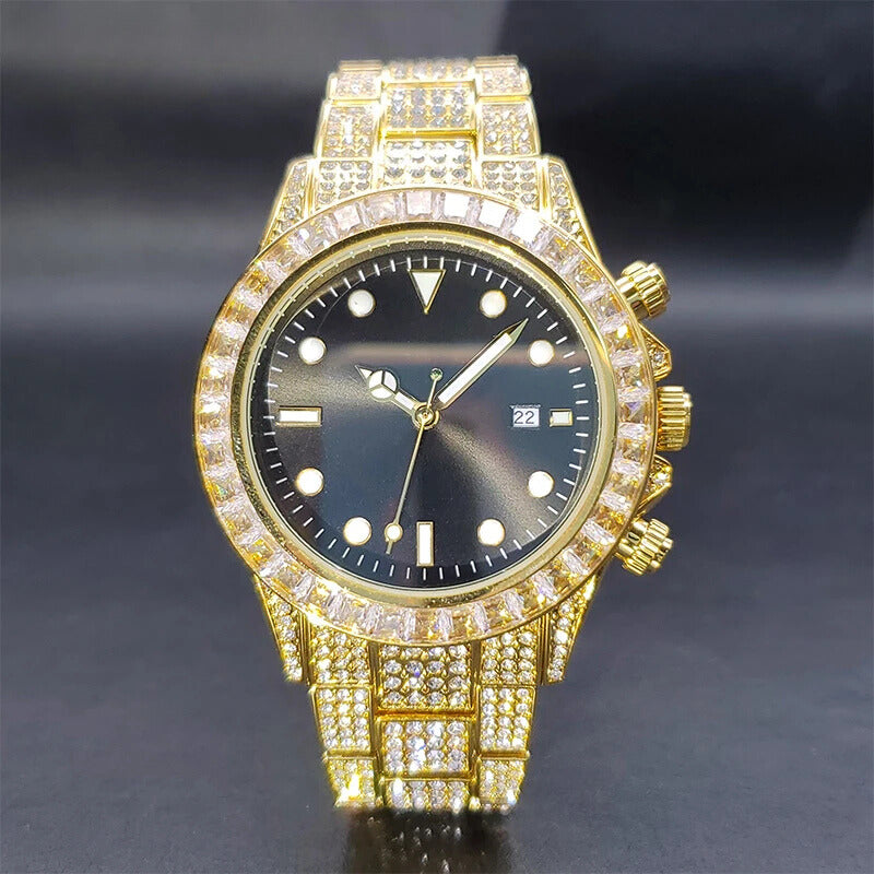 Black Iced-Out Watch