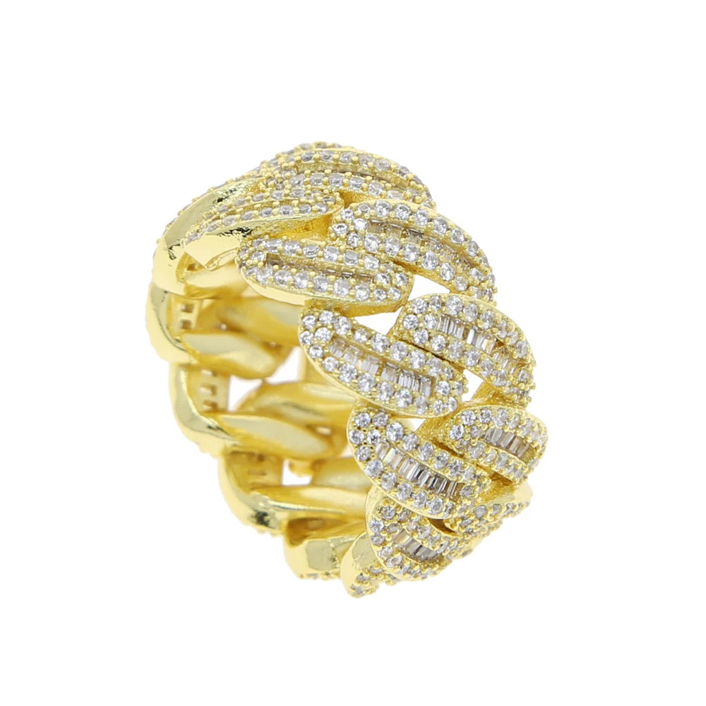Cuban link ring