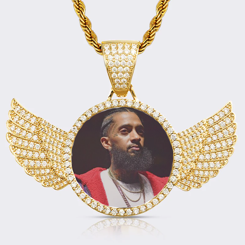 Custom wing pendant