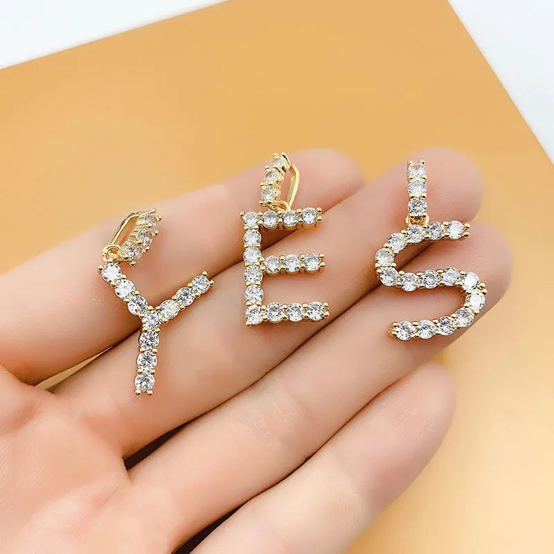 Miami Ice Letter Piece - Gold