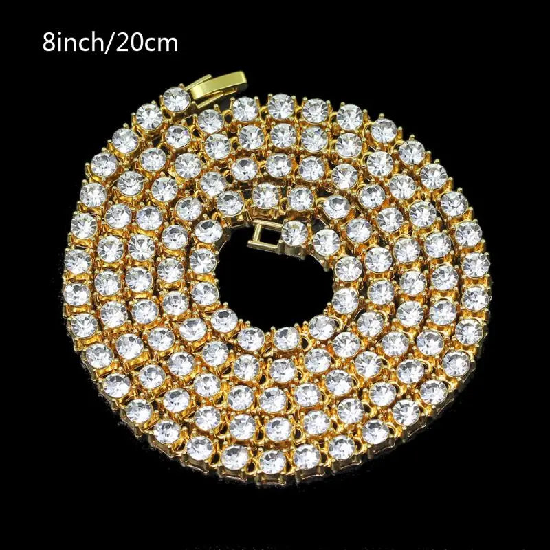 Miami Ice Hip Hop Crystal Jewelry