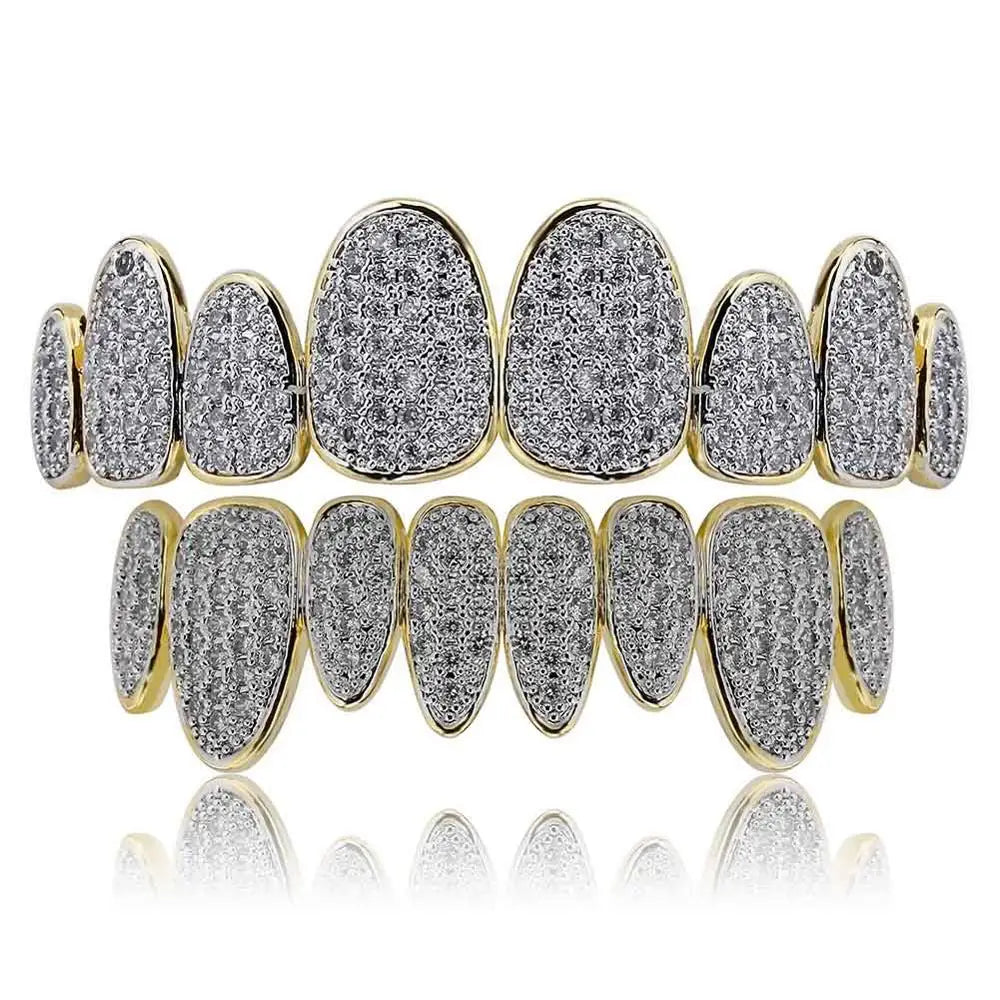 Miami Ice Punk Teeth Caps Iced Out Grillz