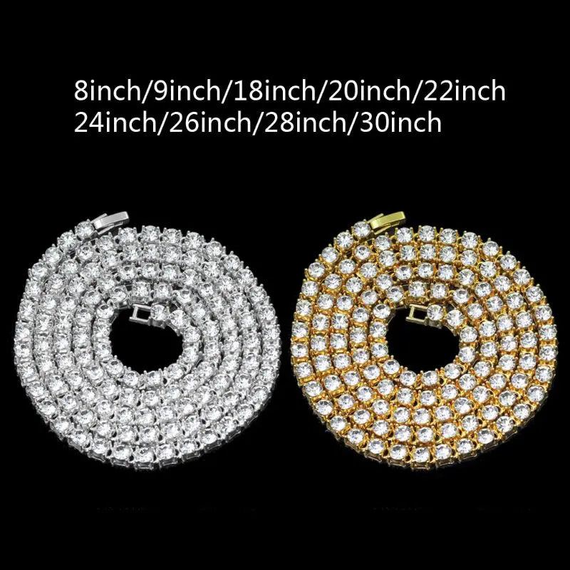 Miami Ice Hip Hop Crystal Jewelry
