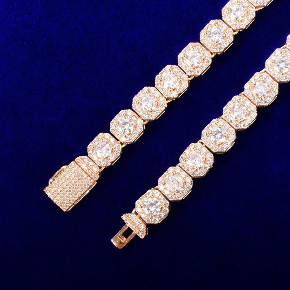 Miami Ice Vvs Clustered Bracelet - Gold