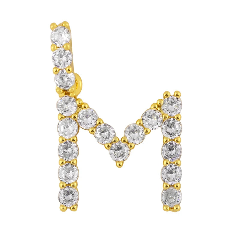 Miami Ice Letter Piece - Gold