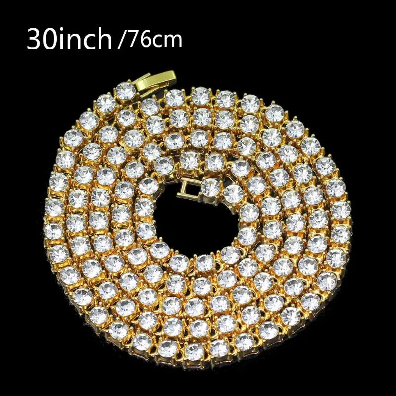 Miami Ice Hip Hop Crystal Jewelry