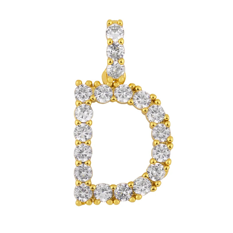 Miami Ice Letter Piece - Gold
