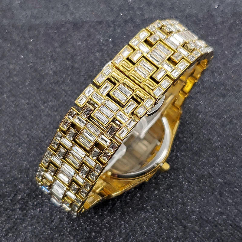Miami Ice Royale Baguette Watch