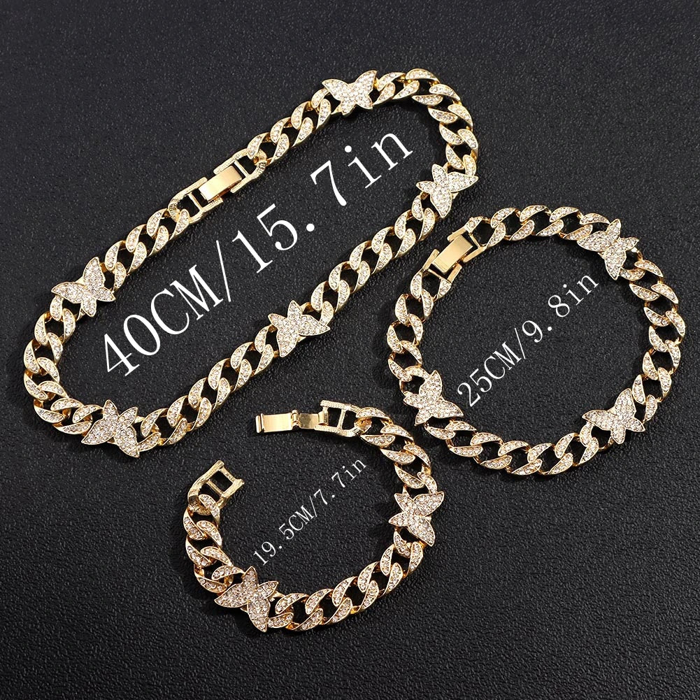Miami Ice 10mm Iced Figaro Chain