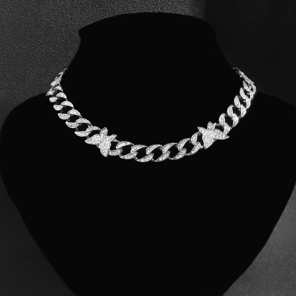 Miami Ice 10mm Iced Figaro Chain