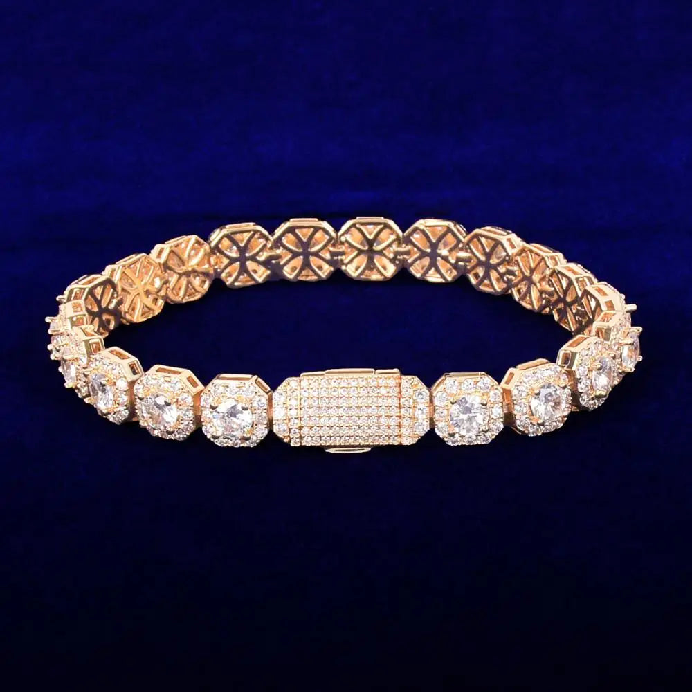 Miami Ice Vvs Clustered Bracelet - Gold