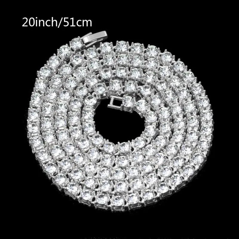 Miami Ice Hip Hop Crystal Jewelry