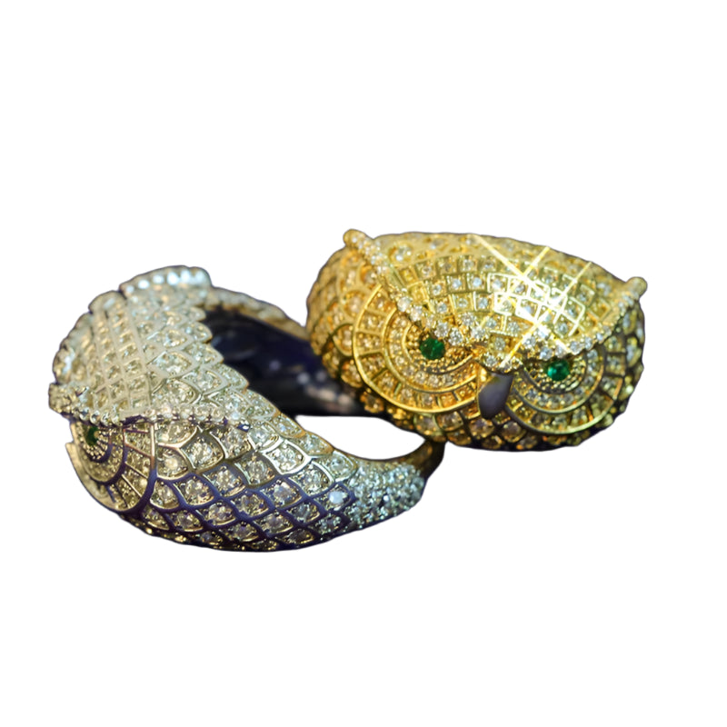 Miami Ice Owl Iced Out Ring