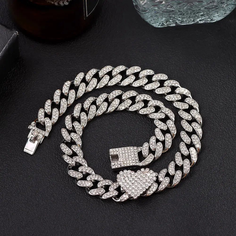 Miami Ice 10mm Iced Figaro Chain