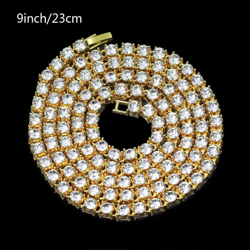 Miami Ice Hip Hop Crystal Jewelry