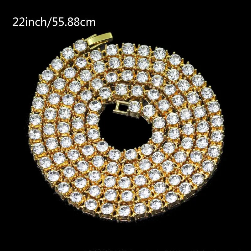 Miami Ice Hip Hop Crystal Jewelry