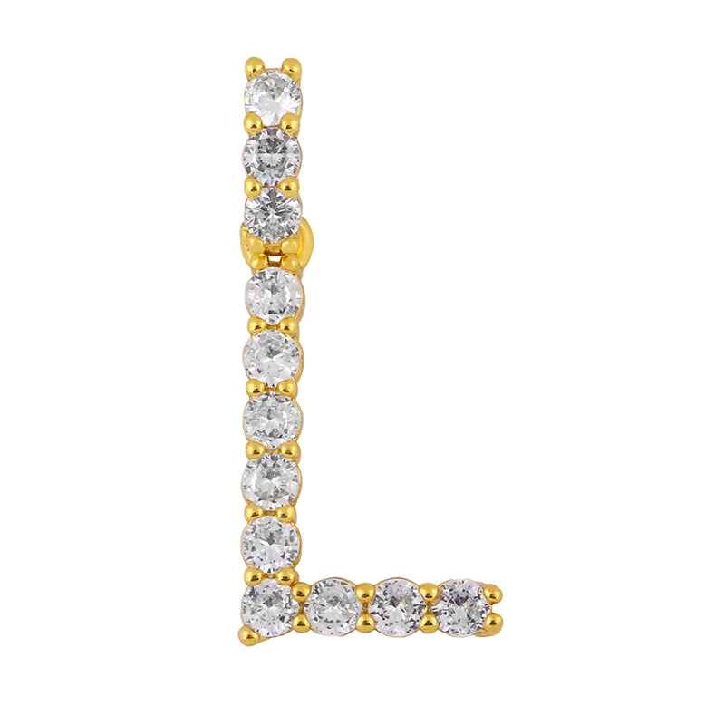 Miami Ice Letter Piece - Gold