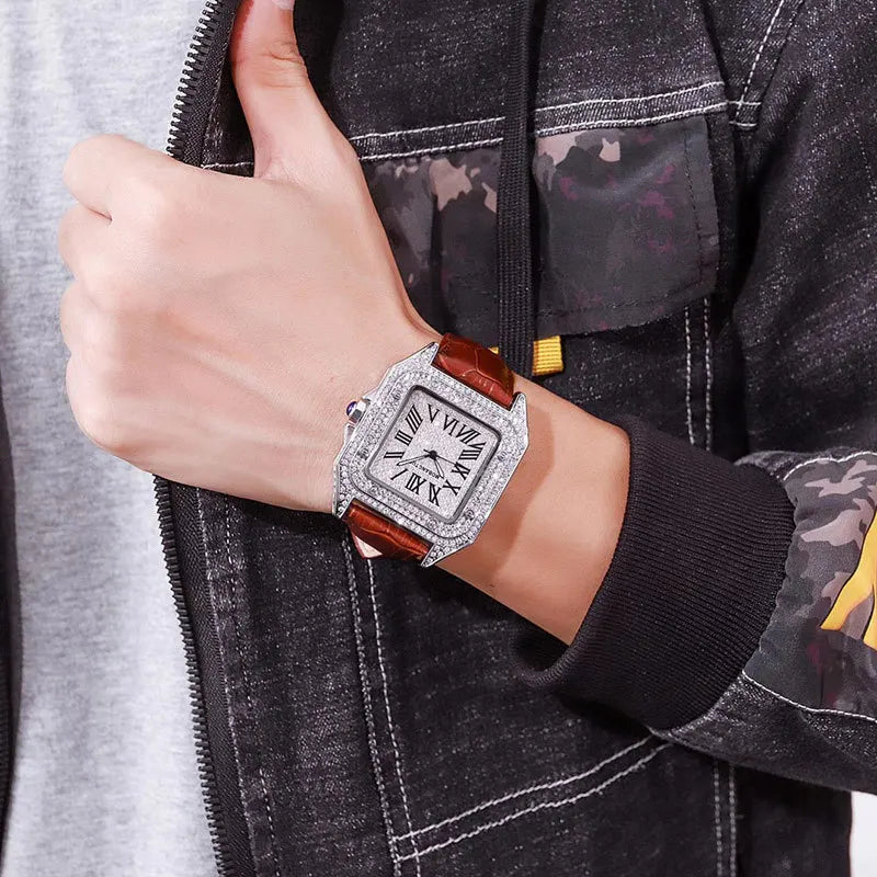 The Ultimate Iced-Out Luxury Watch β Bold, Elegant, and Timeless