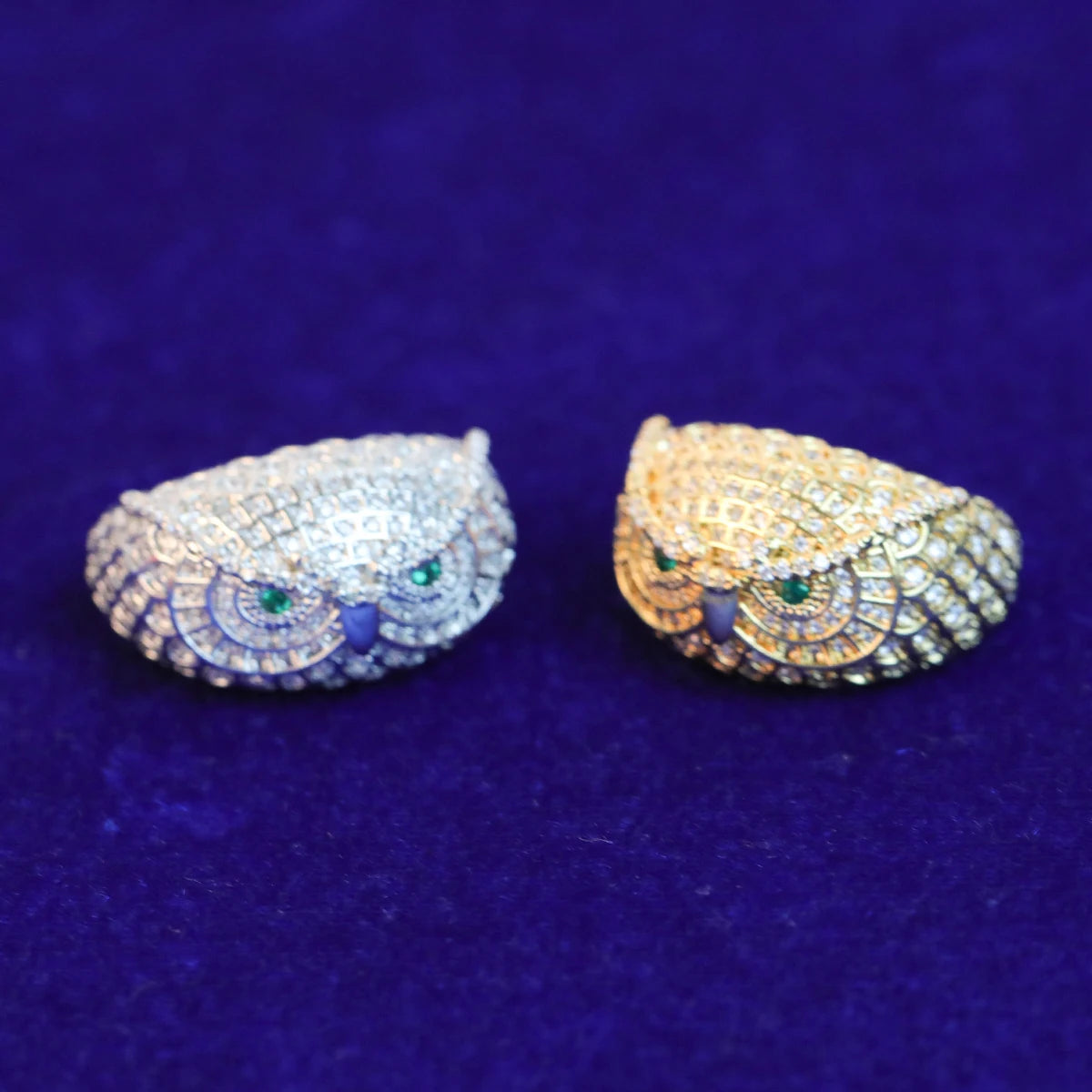 Miami Ice Owl Iced Out Ring