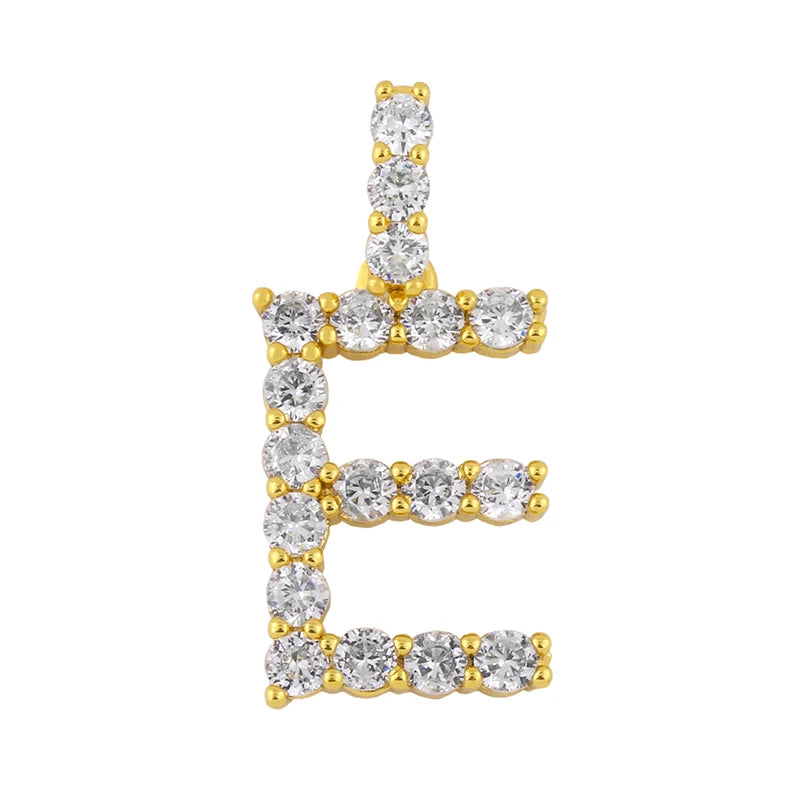 Miami Ice Letter Piece - Gold