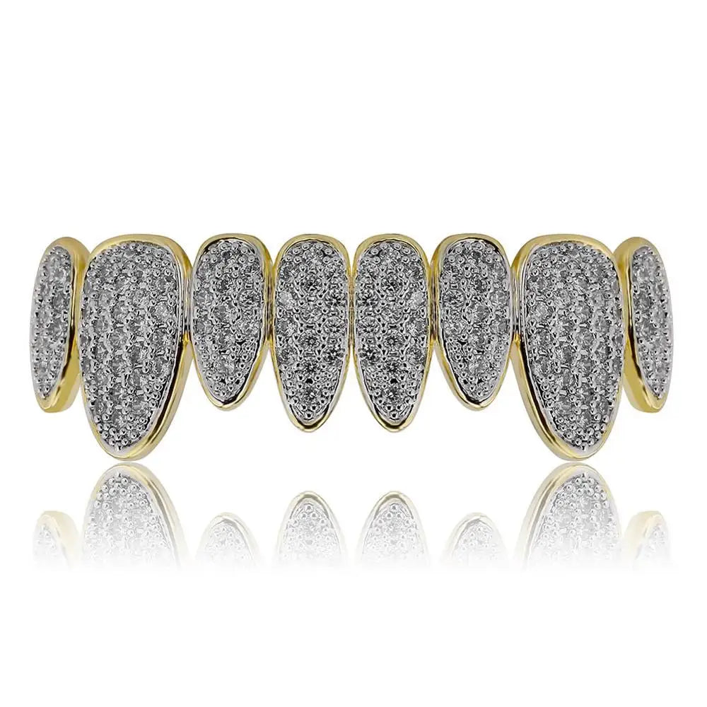 Miami Ice Punk Teeth Caps Iced Out Grillz