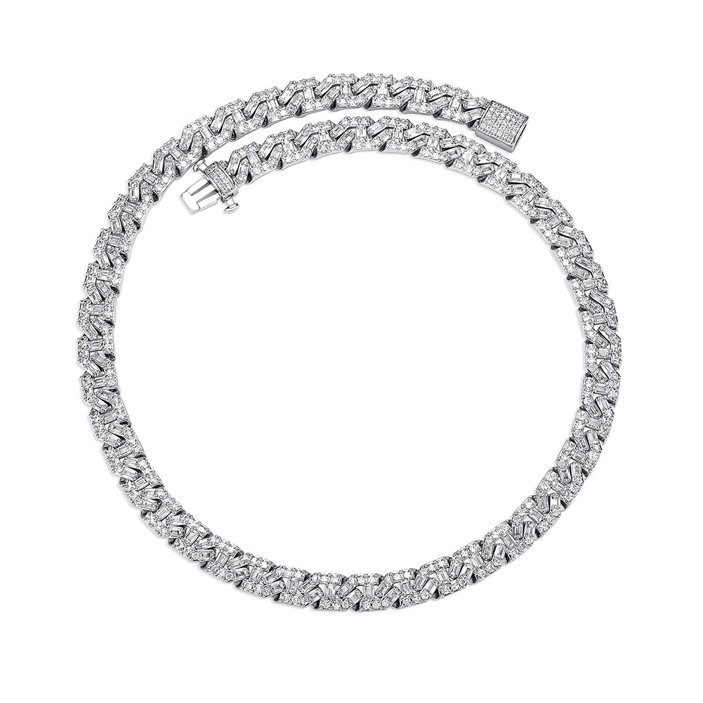 Miami Ice 9mm Iced Out Baguette Cuban