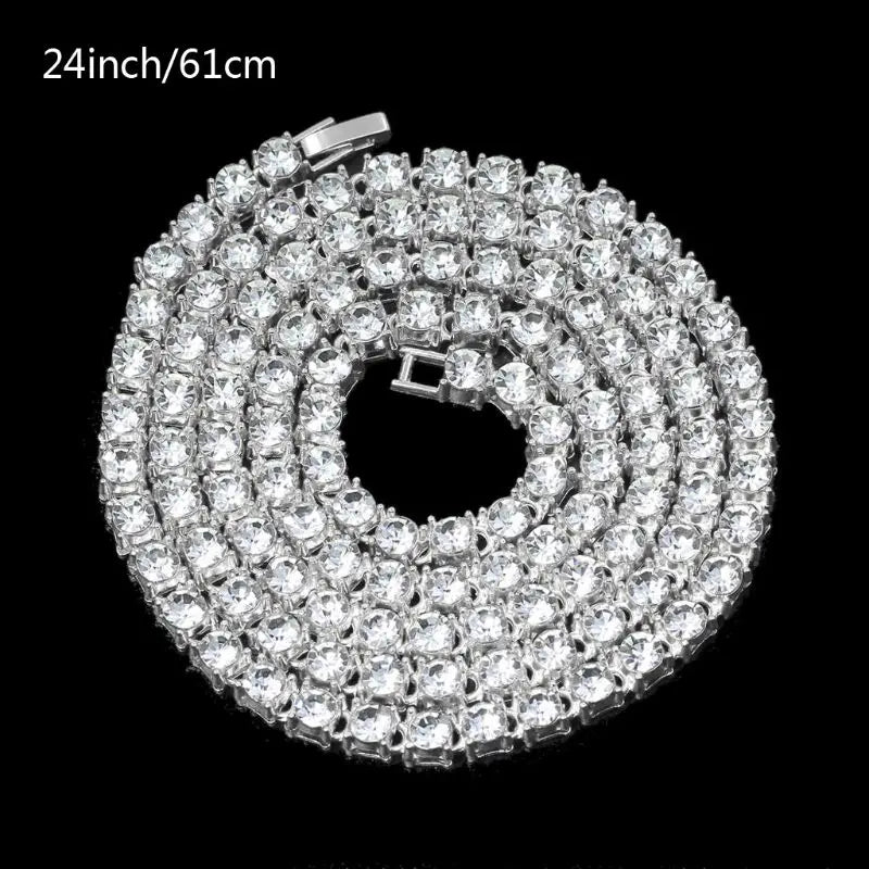 Miami Ice Hip Hop Crystal Jewelry