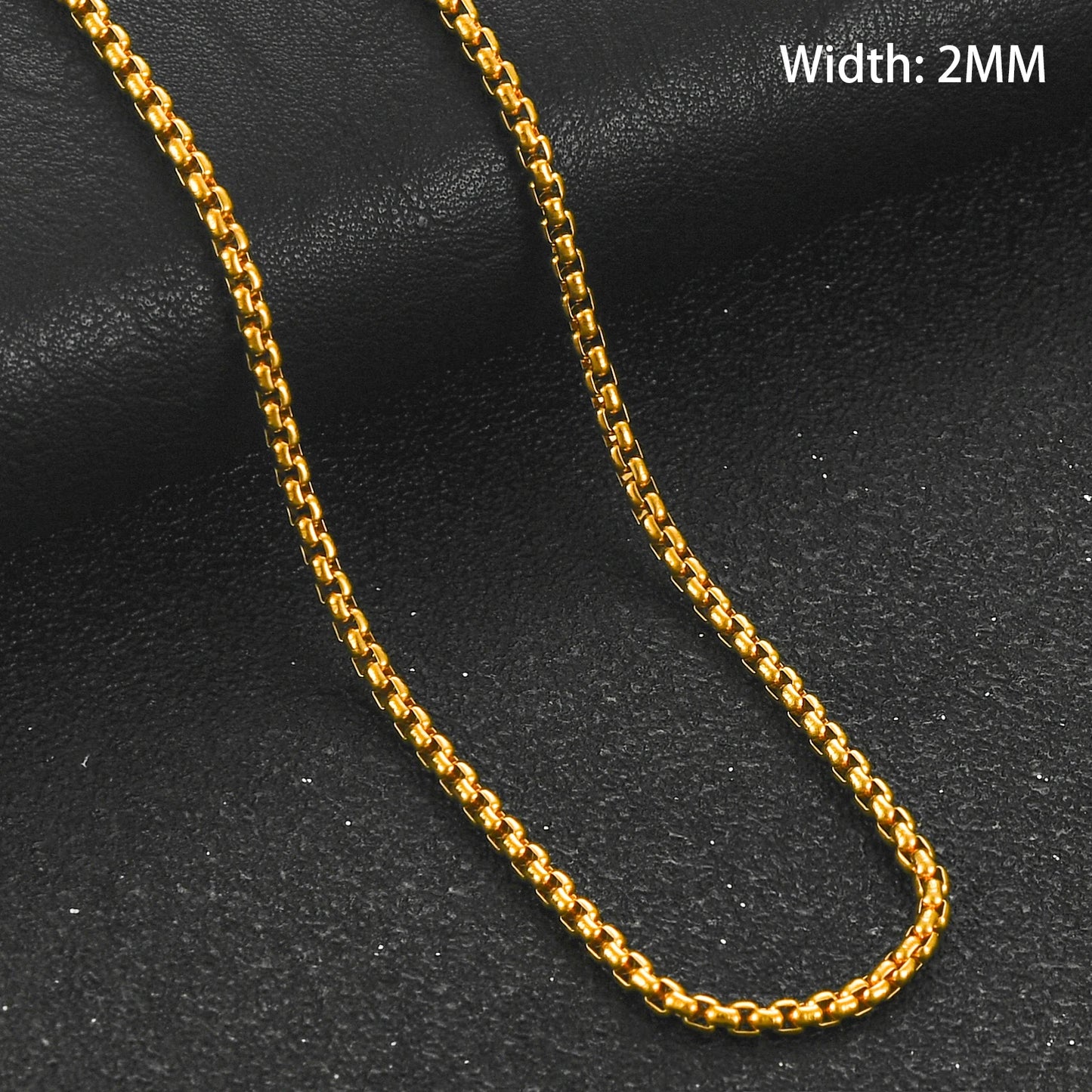 Miami Ice 3mm Miami Cuban Link Chain - Gold