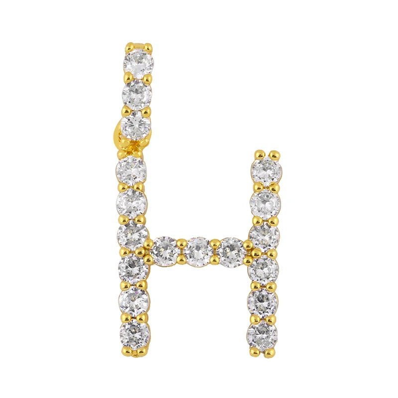 Miami Ice Letter Piece - Gold