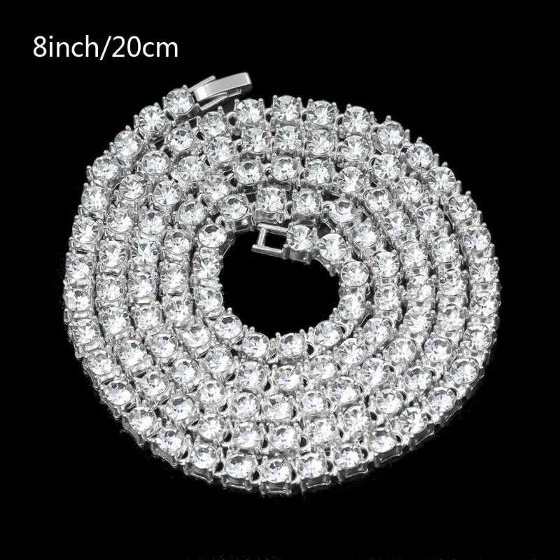 Miami Ice Hip Hop Crystal Jewelry