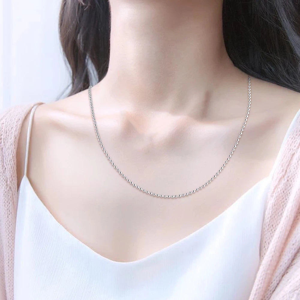 Miami Ice 4mm Pearl Necklace - 925 Clasp
