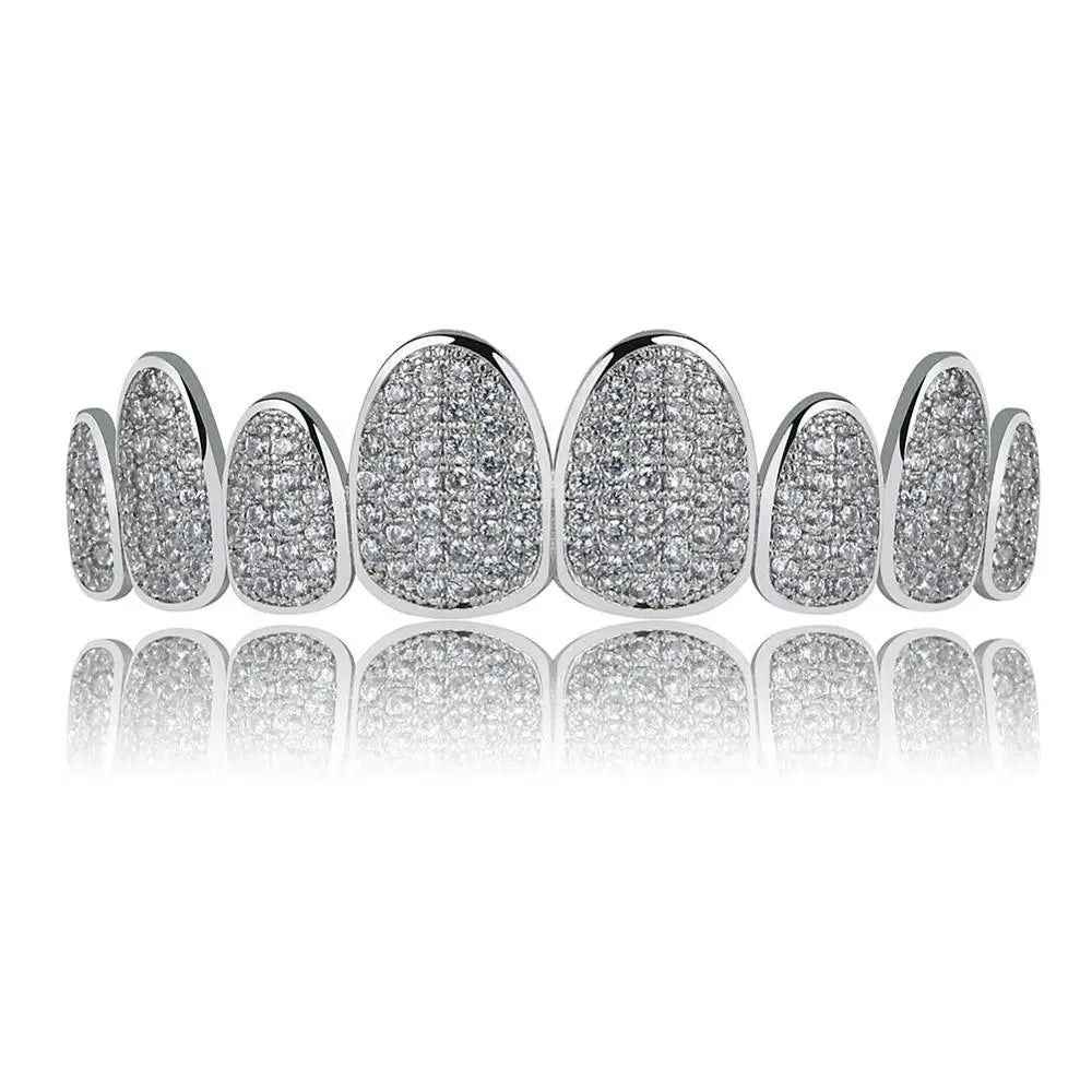 Miami Ice Punk Teeth Caps Iced Out Grillz