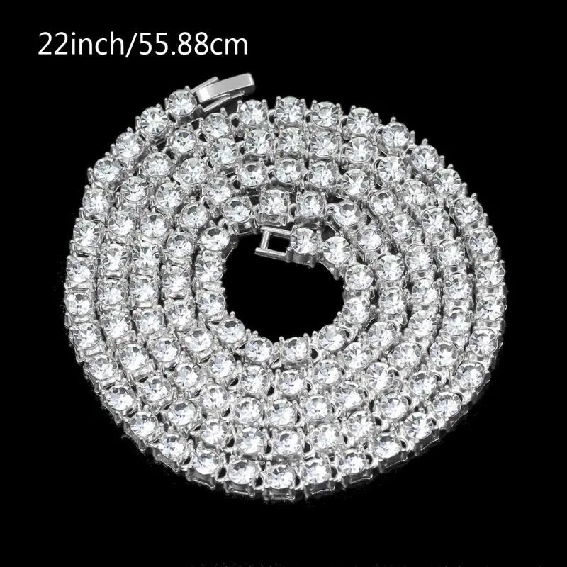 Miami Ice Hip Hop Crystal Jewelry