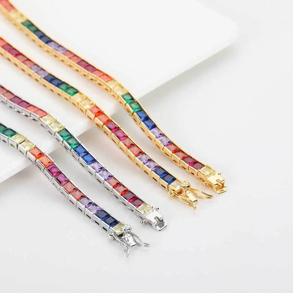 Miami Ice 22mm Gemstone Cuban Chain & Bracelets