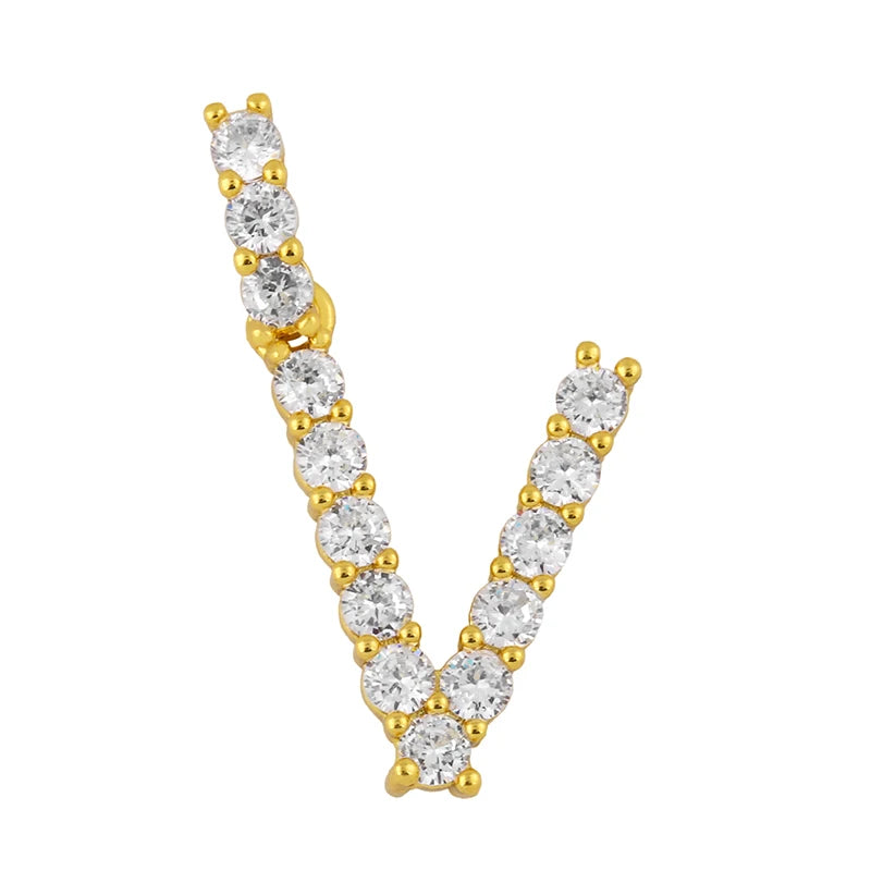 Miami Ice Letter Piece - Gold