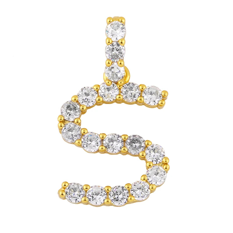 Miami Ice Letter Piece - Gold