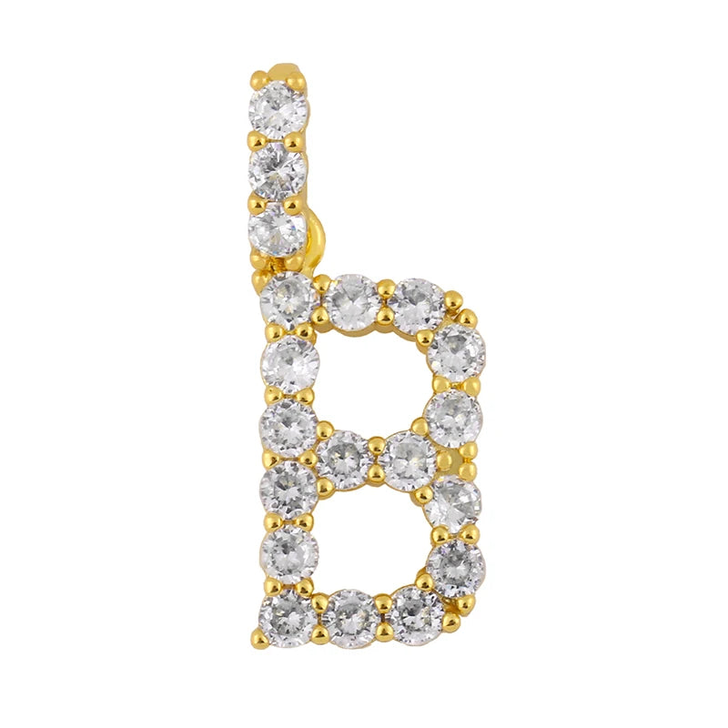 Miami Ice Letter Piece - Gold