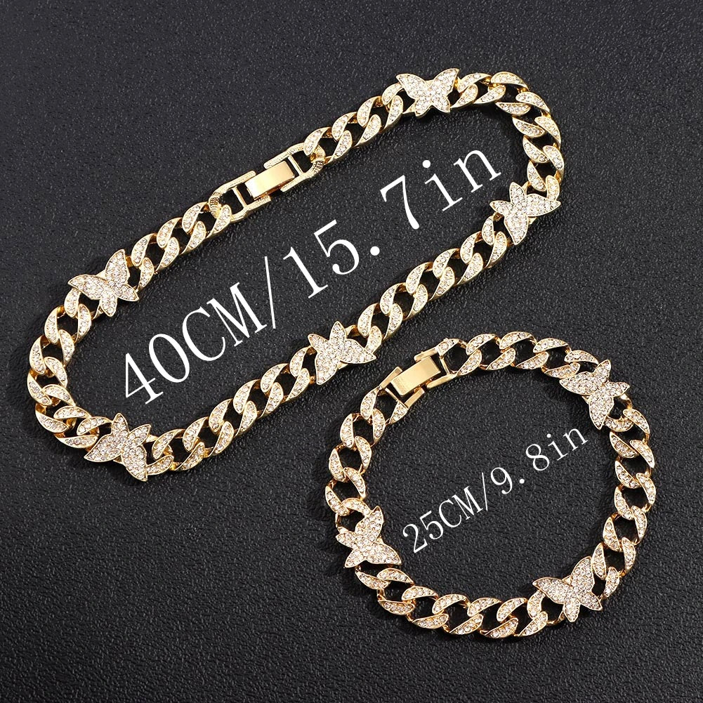 Miami Ice 10mm Iced Figaro Chain