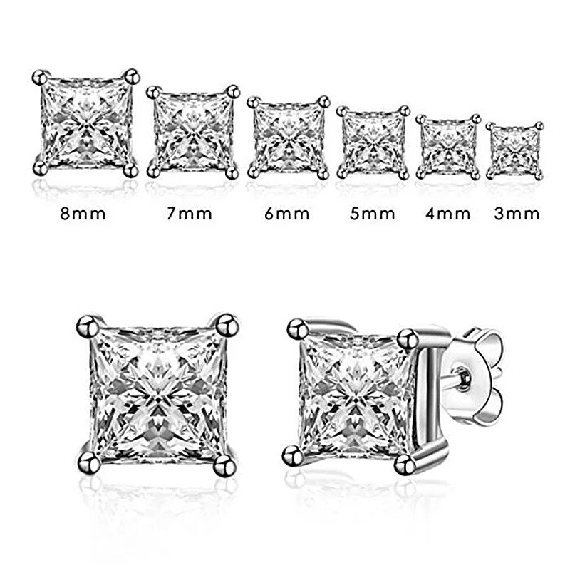 925 Sterling Silver Stud Earrings