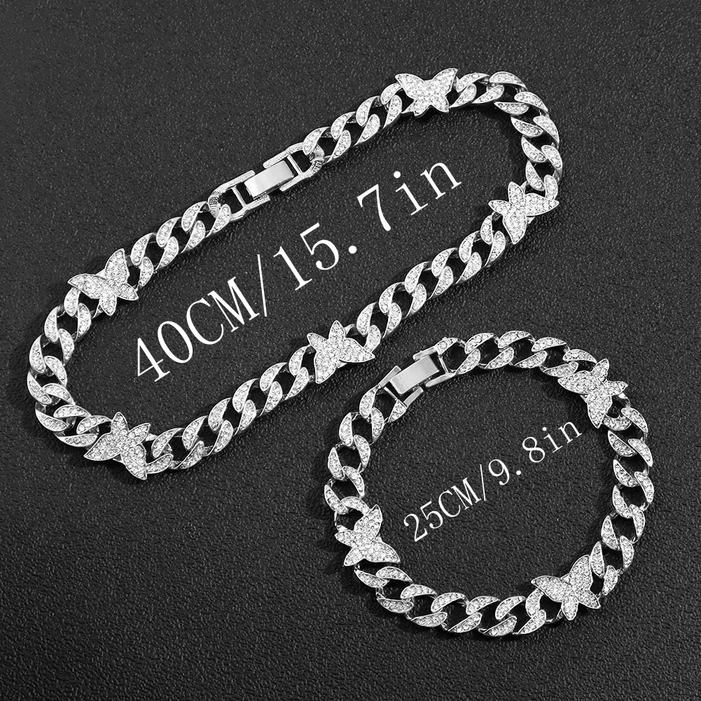 Miami Ice 10mm Iced Figaro Chain