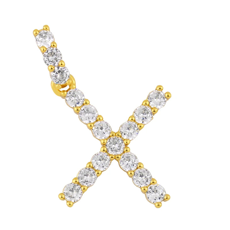 Miami Ice Letter Piece - Gold