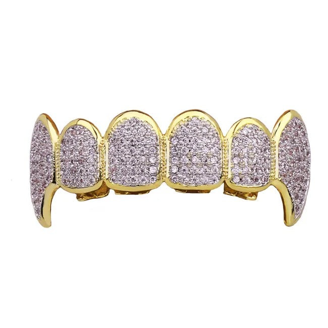 Miami Ice Micro Pave Fuchsia Iced Out Grillz