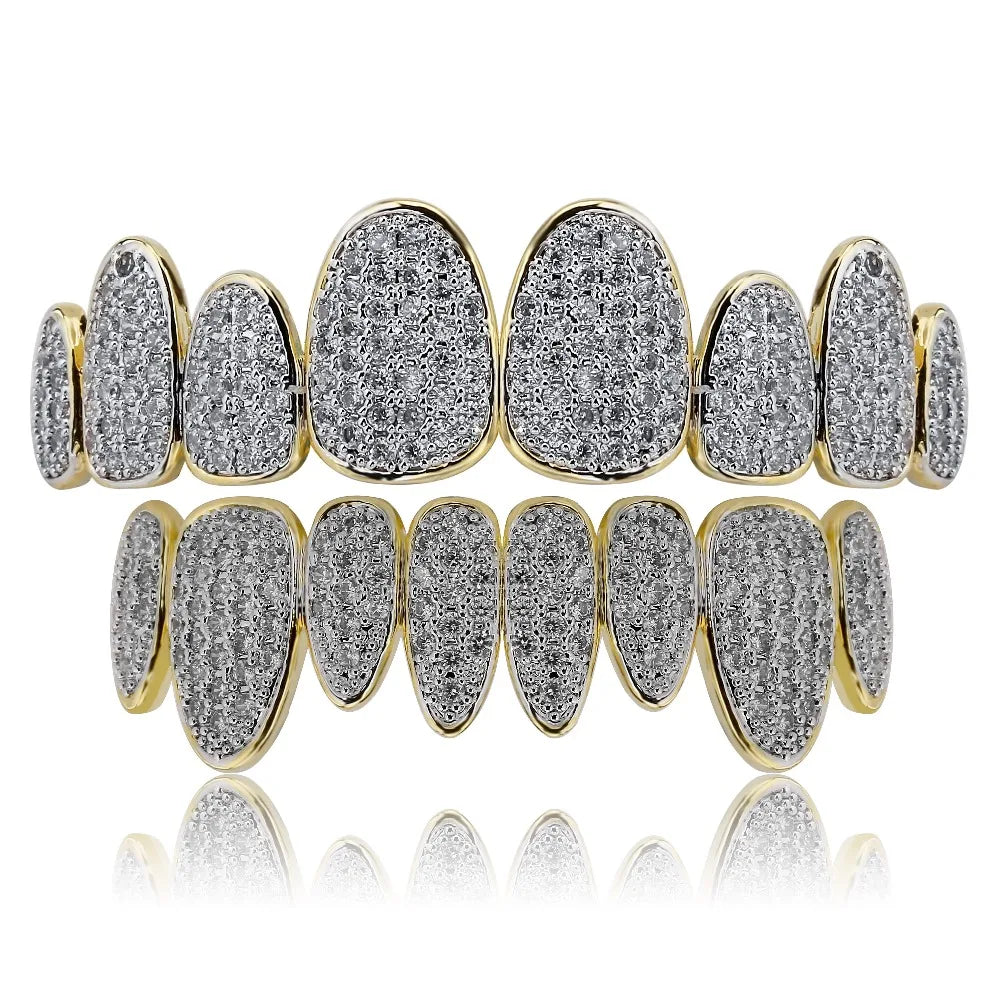 Miami Ice Punk Teeth Caps Iced Out Grillz